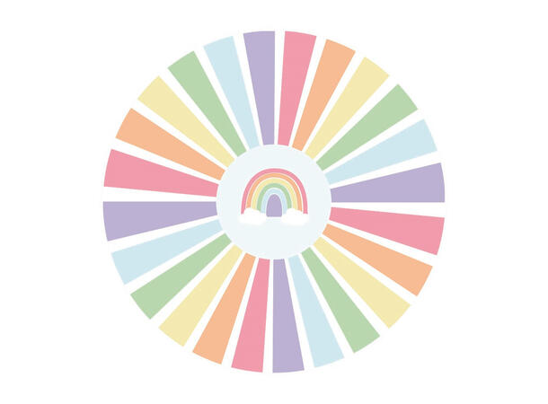 Pastel Rainbow 75 Cupcakeformer - 3,2x4,8cm