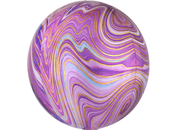 Purple Marblez™ 1 Ballongball - ORBZ - 38x40cm