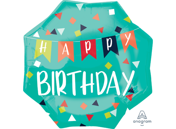 Reason to Celebrate 1 Stor folieballong med form - 55x55cm