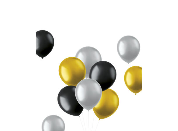 Rich Metallics - 3 farger miks 10 Gummiballonger - 33cm (13")