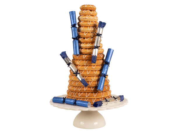 Smell Bon-Bon - Mørkblå - 2 assortert 6 stk 15 cm lange, med knall,vits & hatt 