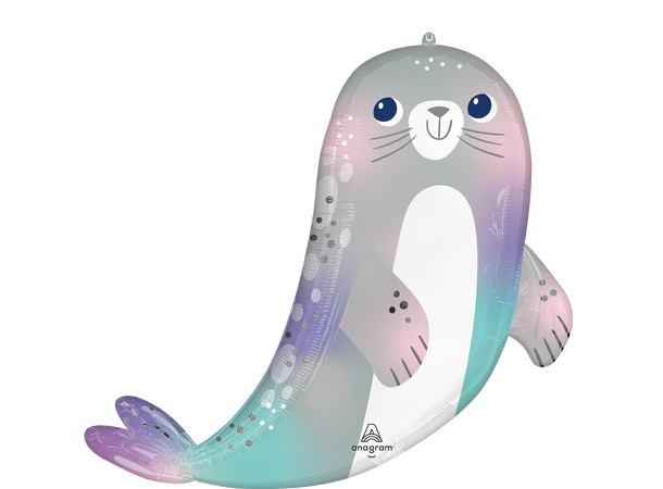 Under the Sea Seal 1 Stor folieballong med form - 76x71cm 