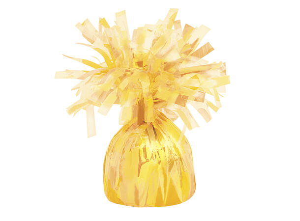Ballongvekt - Folie - Gul 1 Ballongvekt - 175g