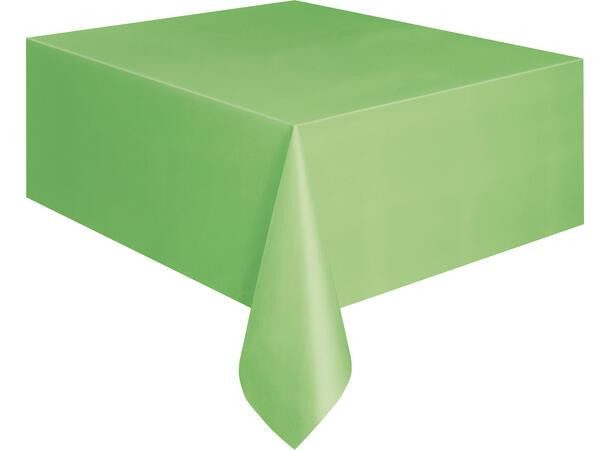 Ensfarget - Limegrønn - Kompakt pakket 1 Plastikkduk firkantet - 137x274cm