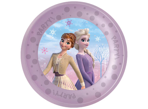 Frozen II Wind Spirit 4 Gjenbrukbare tallerkener i plast- 21cm