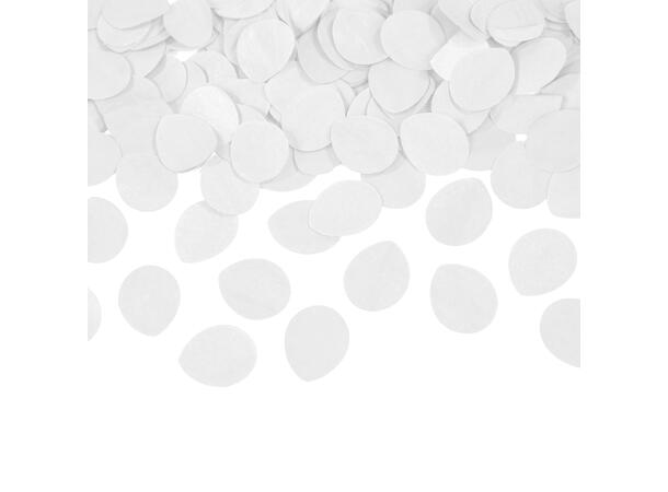 Konfettikanon - Hvite roseblader i papir 1 konfettikanon - 40cm 