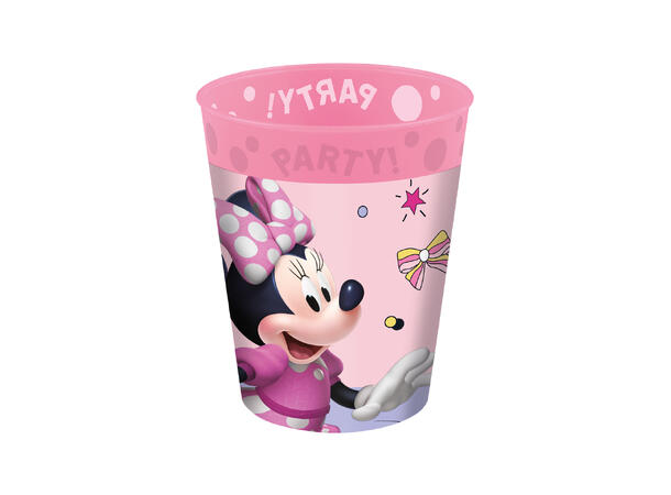 Minnie Junior 4 Gjenbrukbare kopper i plast - 2,5dl