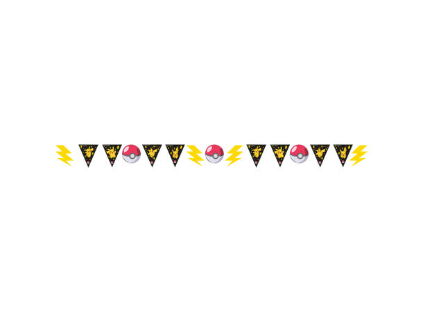 Pokemon 1 Flaggbanner i papir - 330x18ccm