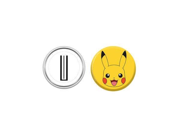 Pokemon 8 Buttons - ca 5cm