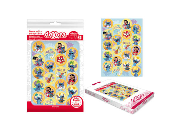 Stitch 1 Ark med spiselig kakedekor - sukkerfri