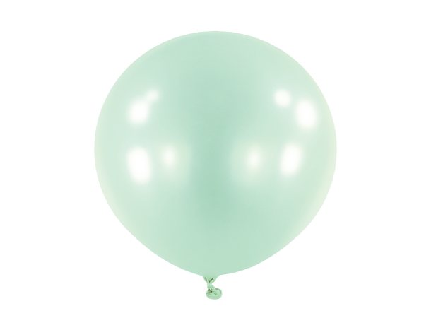 24R - Macaron Mint 4 Gummiballonger - 61cm (24")