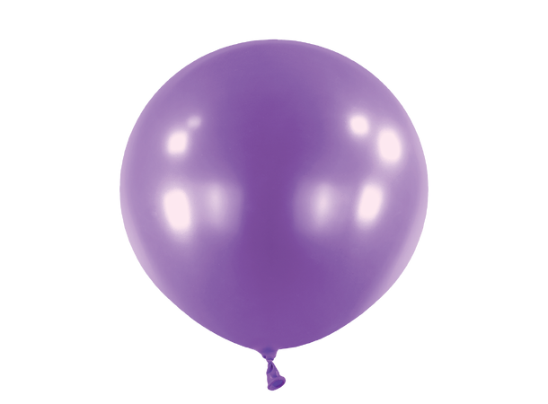 24R - Metallic Purple 4 Gummiballonger - 61cm (24")