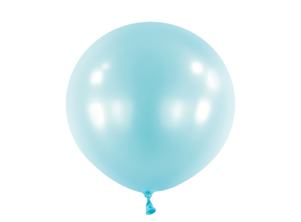 24R - Pearl Pastel Blue 4 Gummiballonger - 61cm (24")