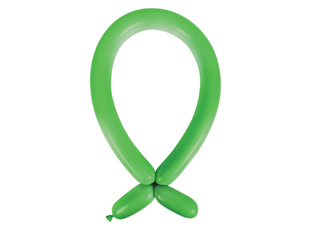 260A - Standard Festive Green 100 Gummiballonger til figurer