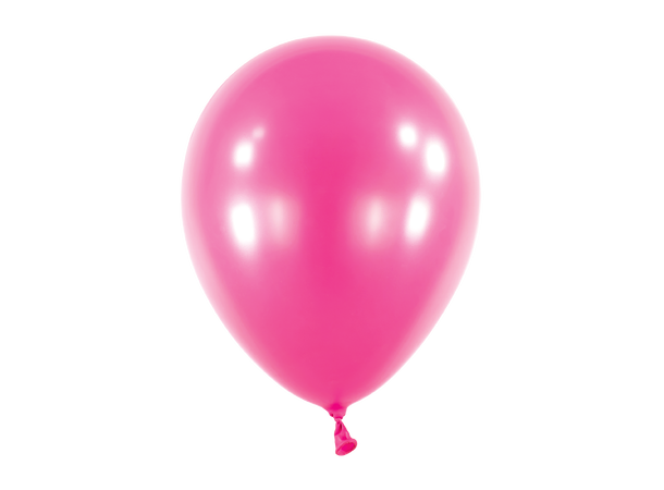 5R - Metallic Hot Pink 100 Gummiballonger - 13cm (5")