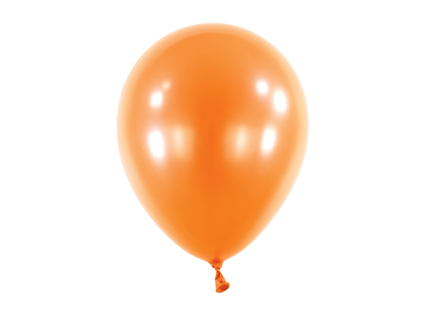 5R - Metallic Tangerine 100 Gummiballonger - 13cm (5")