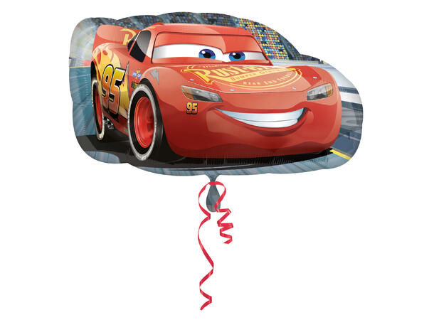 Cars- Lynet McQueen - ballongfigur 1 Folieballong med form - 76x43cm