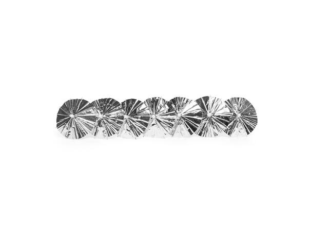 Cocktailpinner parasoll - Sølv metallic 10 Coctailpinner i tre/folie