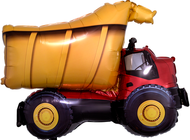 Dump Truck 1 Stor folieballong med form - 81x63cm