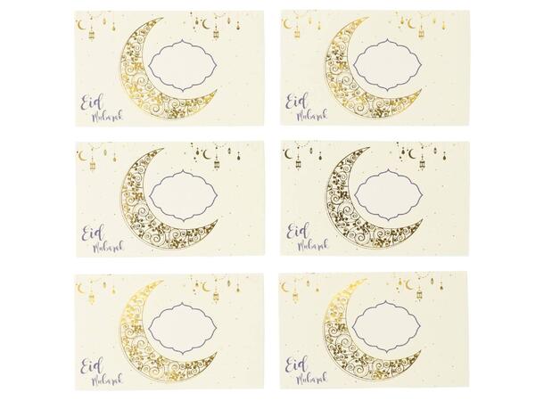 Eid Mubarak 6 klistremerker - Buble soap Stickers