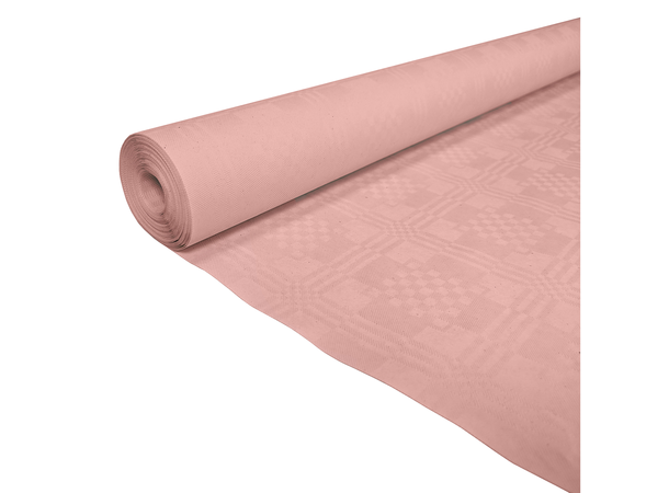 Ensfarget papirduk - Rosa 1 Papirduk på rull - 1,19x8m