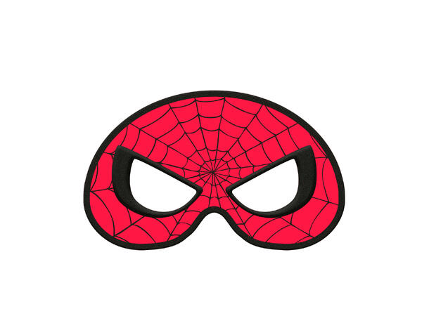 Filtmaske - Spiderman 1 Maske i filt til barn