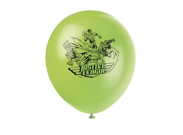 Justice League 8 Gummiballonger - 30cm (12") 
