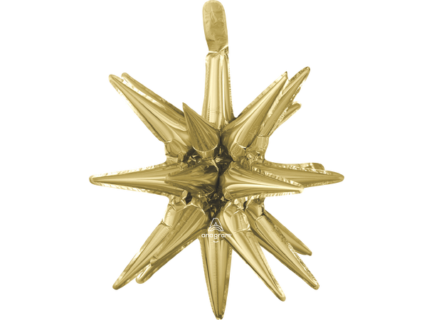 Magic Star™ Small White Gold 1 Folieballong 3D - 45x50cm