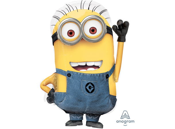 Minions - Dave 1 Folieballong med form - 40x63cm