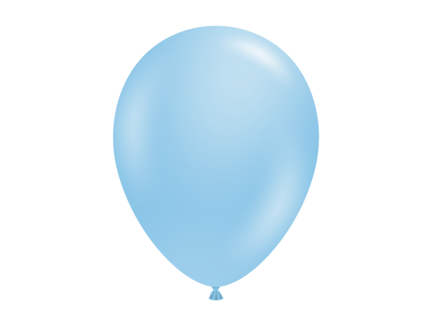 Pastel Baby Blue 100 gummiballonger - 28cm (11")