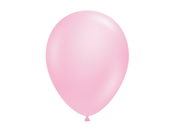 Pastel Baby Pink 100 gummiballonger - 28cm (11")