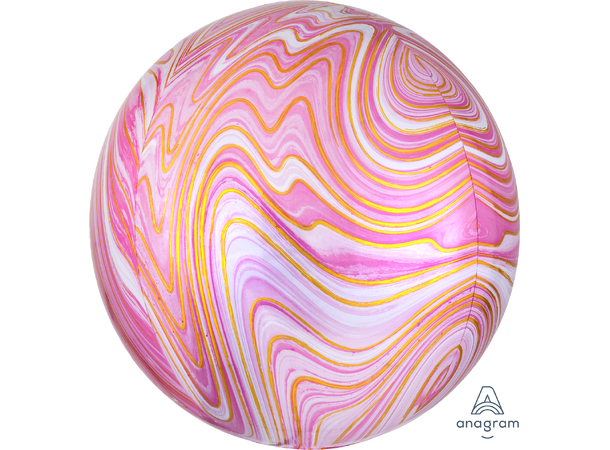 Pink Marblez™ 1 Ballongball - ORBZ - 38x40cm