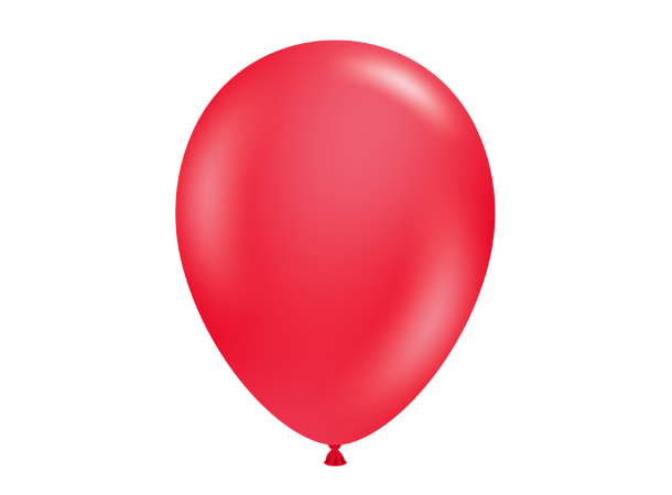 Red 100 gummiballonger - 28cm (11")