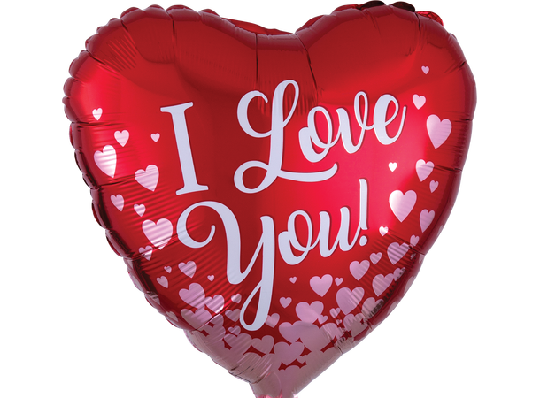 Rose Gold Hearts 1 Folieballong - Hjerte - 18" (43cm)