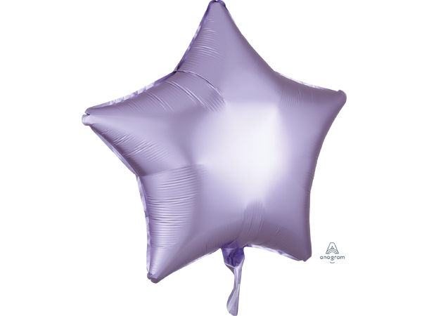 Satin Luxe® Pastel Lilac Star 1 Folieballong - Stjerne - 19" (48cm)