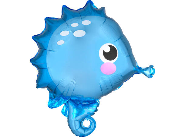 Seahorse 1 Folieballong med form - 48x53cm