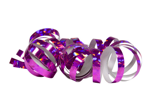 Serpentiner holografisk - Lilla metallic 2 pk Serpentiner ensidig - 4m