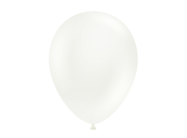 White 100 gummiballonger - 28cm (11")