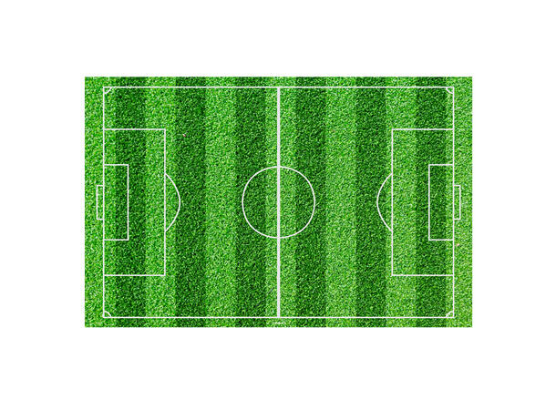 Fotballbane - Firkantet 1 spiselig kakeskilt - 20x30cm