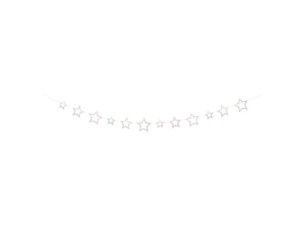 Irriserende glitter stjerner - banner 1 Blokkbanner - 1,8m