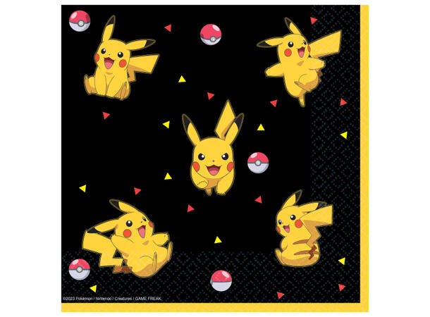 Pokemon 16 Lunsjservietter - 33x33cm