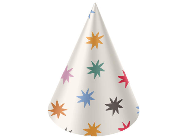 Star Burst 6 Festhatter i papir