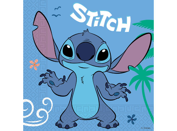 Stitch & Angel 20 lunsjservietter - 33x33cm