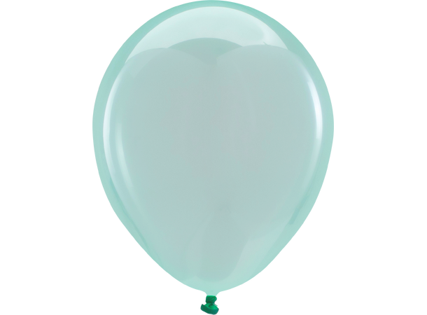 11R - Crystal Clearz™ Green 50 Gummiballonger - 28cm (11")