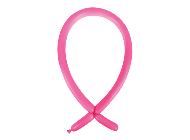 160A - Fashion Hot Pink 100 Gummiballonger til figurer