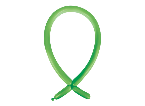 160A - Standard Festive Green 100 Gummiballonger til figurer