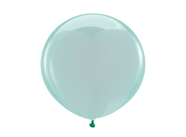 24R - Crystal Clearz™ Green 4 Gummiballonger - 61cm (24")