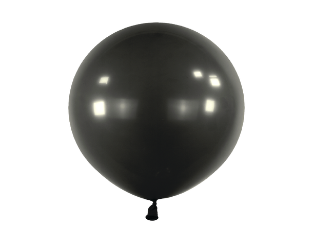 24R - Fashion Jet Black 4 Gummiballonger - 61cm (24")