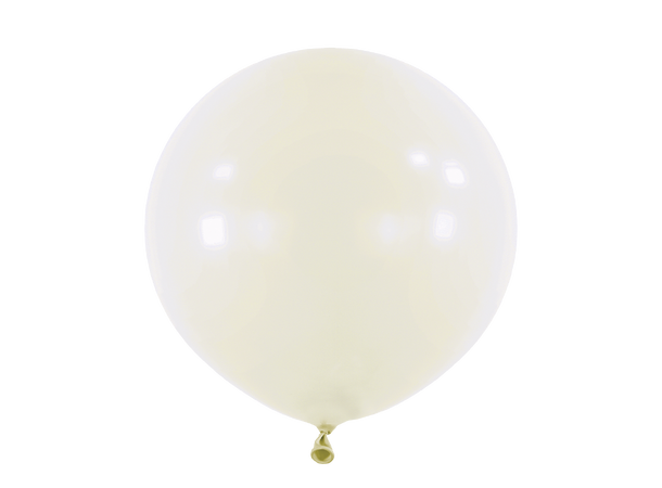 24R - Standard Frosty White 4 Gummiballonger - 61cm (24")