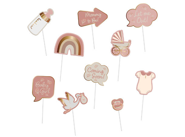 Blooming Baby Girl 10 Photoprops i papir 